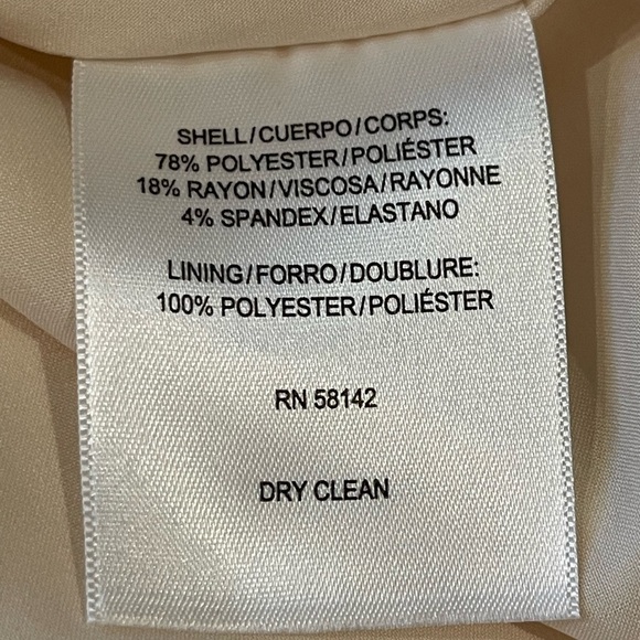 Gal Meets Glam Celeste Fit and Flare Ivory/White Long-Sleeve Dress, Size 6 - Picture 6 of 15